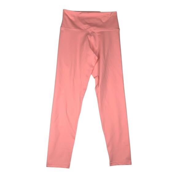 Aerie women's large hugger leggings in pink new coral athletic high rise gym wor - Picture 1 of 12